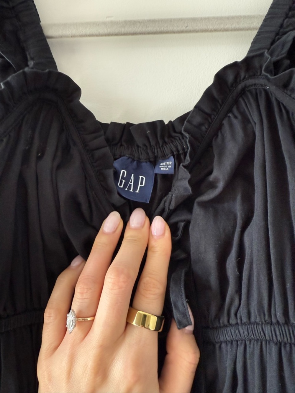 GAP Black Ruffled Sundress - Picture 2 of 2